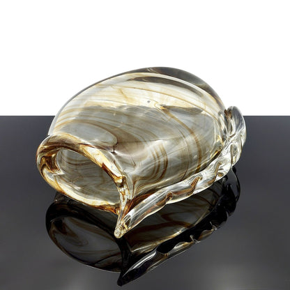 Aurum Drift – Szklany Wazon Artystyczny