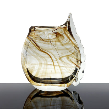 Aurum Drift – Szklany Wazon Artystyczny
