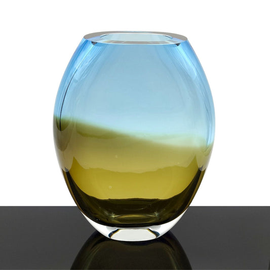 Celestia Viridis – Szklany Wazon Artystyczny