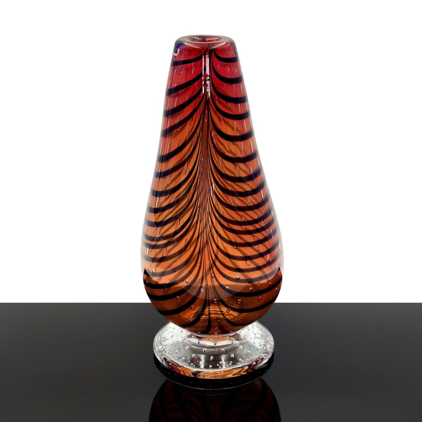 Flamma Verta – Szklany Wazon Artystyczny