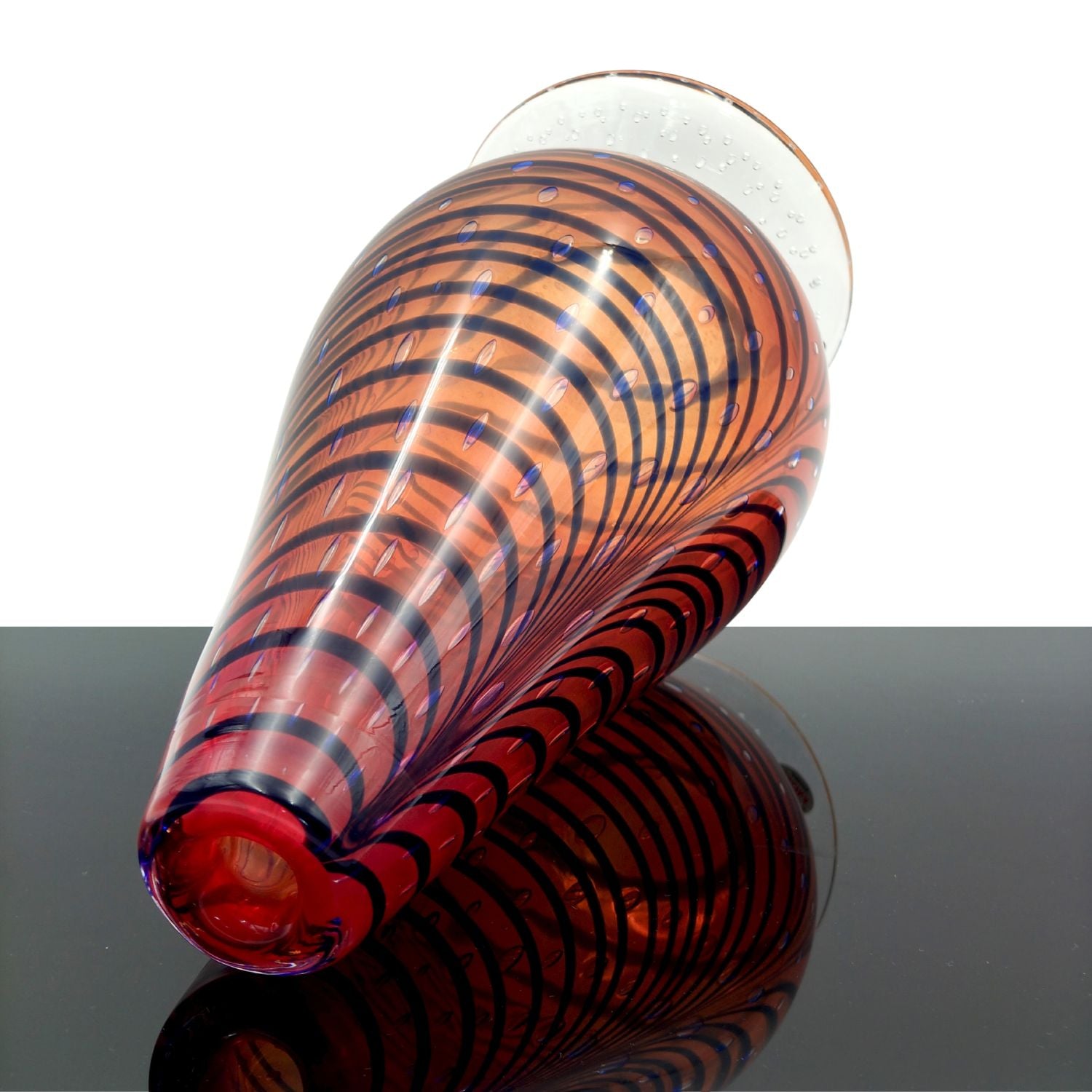 Flamma Verta – Szklany Wazon Artystyczny