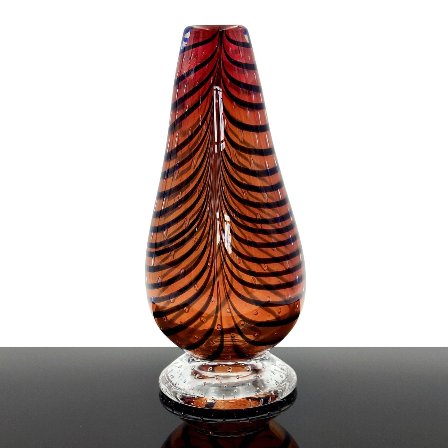 Flamma Verta – Szklany Wazon Artystyczny